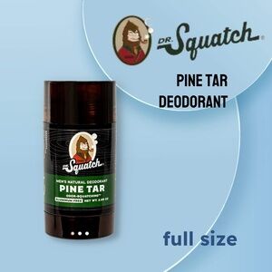 🆕*NEW* DR. SQUATCH | FULL | Pine Tar Deodorant